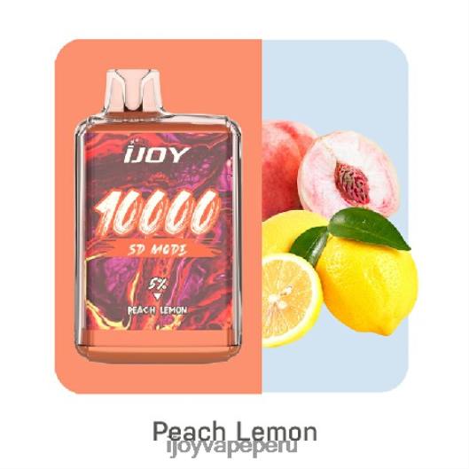 iJOY Bar SD10000 desechable 8ZPZ168 - iJOY Vape Lima melocotón limón