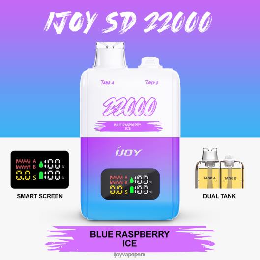 iJOY SD 22000 desechable 8ZPZ149 - iJOY Vape Precio hielo de frambuesa azul